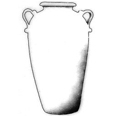 vaso in cotto: h 76 cm diametro 51 cm